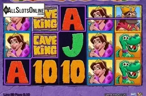Win Screen. Cave King from High 5 Games