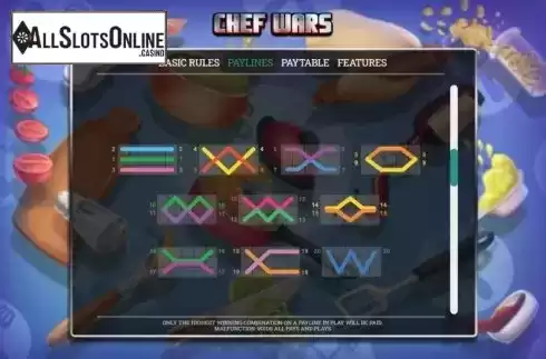 Playtable screen 2. Chef Wars from Arrows Edge