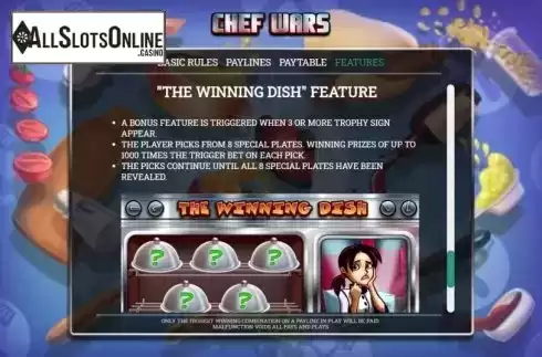 Feature screen. Chef Wars from Arrows Edge