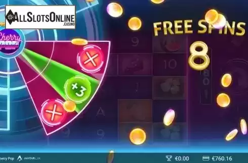 Free Spins Gamble. CherryPop from AvatarUX Studios