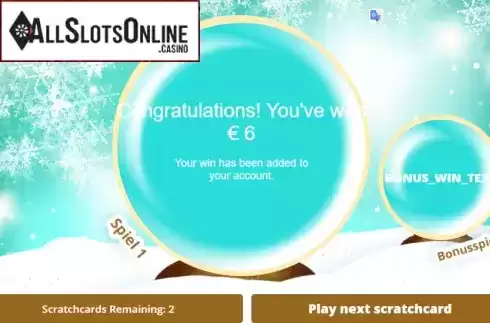 Win screen 2. Cool Cash from Gluck Games
