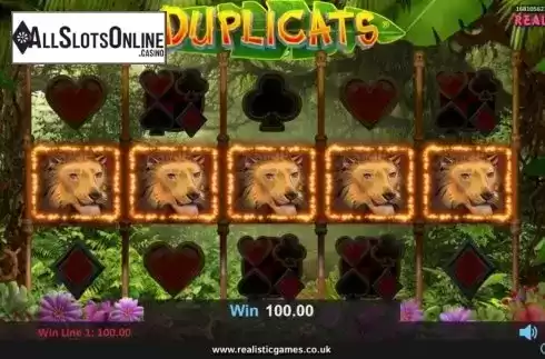 Win Screen. Duplicats from Realistic