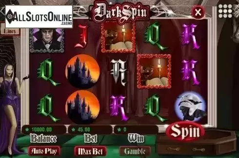 Screen4. Dark Spin from Booming Games
