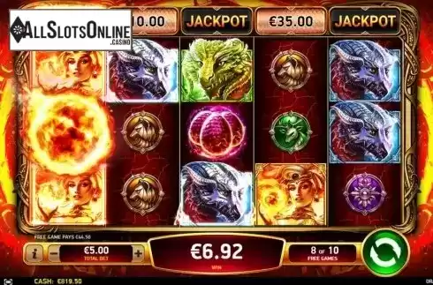 Free Spins 3. Dragoness from Ruby Play