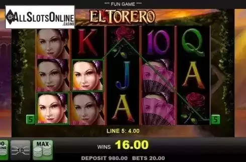 Screen4. El Torero from Reel Time Gaming