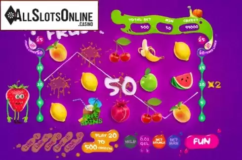 Win Screen. Fun Fruit from Smartsoft Gaming