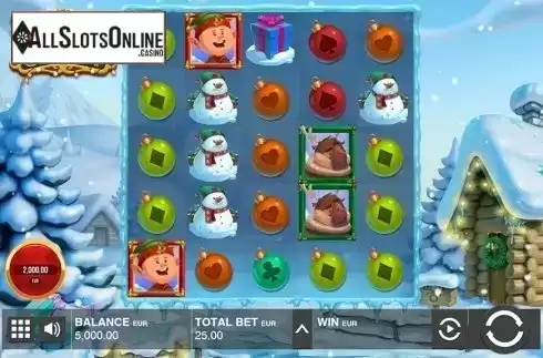 Reels screen. Fat Santa from Push Gaming