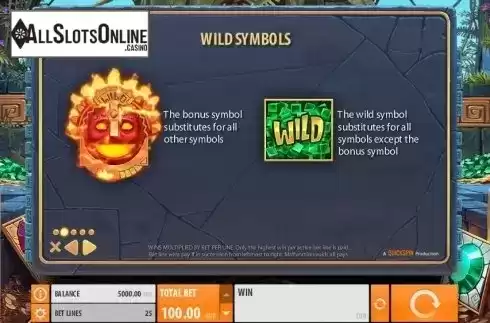 Paytable 2. Firestorm from Quickspin