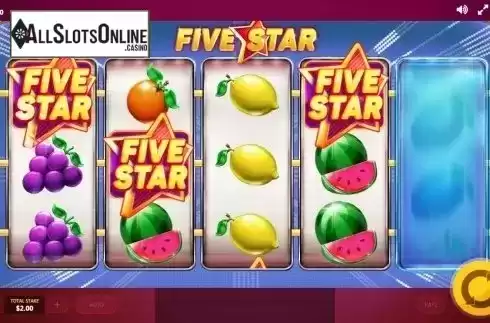 Screen 4. Five Star from Red Tiger