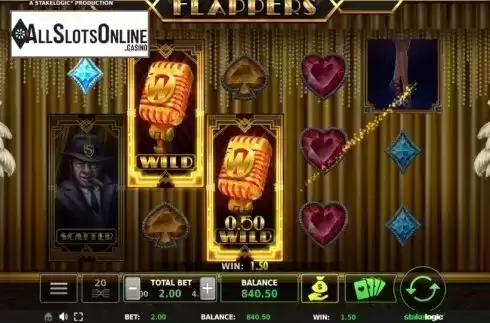Win Screen 3. Flappers from StakeLogic