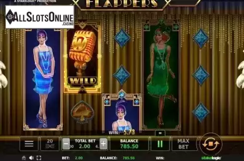 Win Screen 4. Flappers from StakeLogic