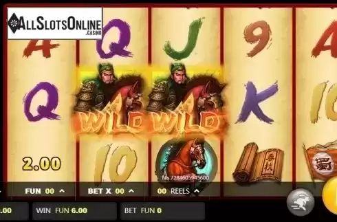 Wild Win screen. Guan Gong from JDB168