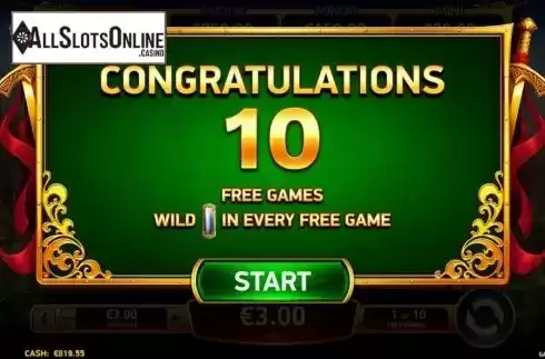 Free Spins 1. Gallantry from Ruby Play
