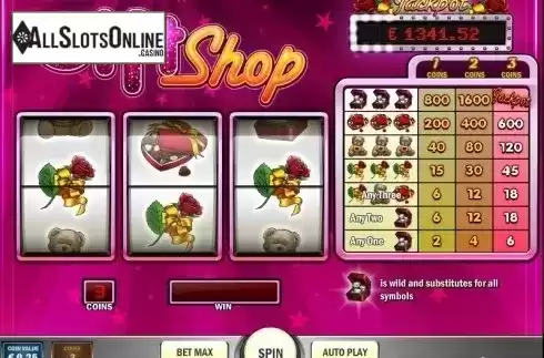 screen 1. Gift Shop from Play'n Go
