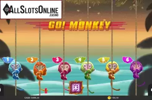 Screen 3. Go! Monkey from Pragmatic Play