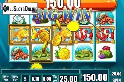 Big Win screen. Gold Fish (WMS) from WMS