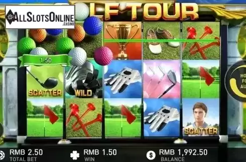 Screen 3. Golf Tour from GamePlay