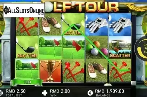 Screen 5. Golf Tour from GamePlay