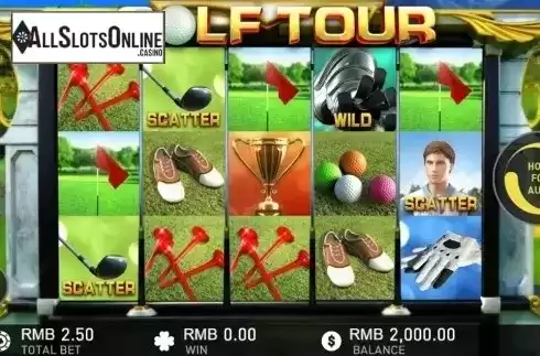 Screen 1. Golf Tour from GamePlay