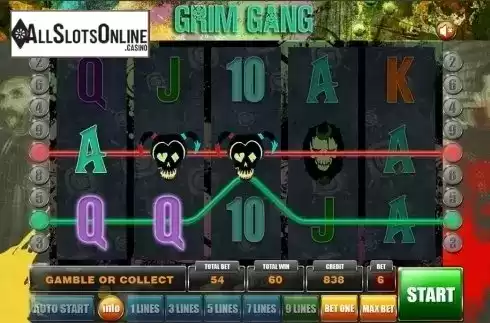 Game workflow 2. Grim gang from GameX
