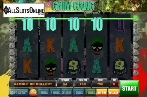 Game workflow 3. Grim gang from GameX