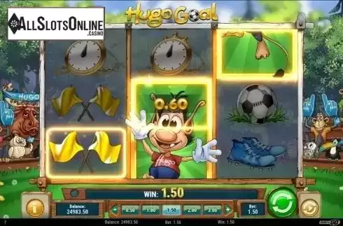 Wild Win screen 1. Hugo Goal from Play'n Go