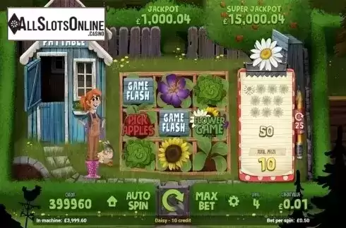 Flower Game screen 1. Homegrown from Magnet Gaming