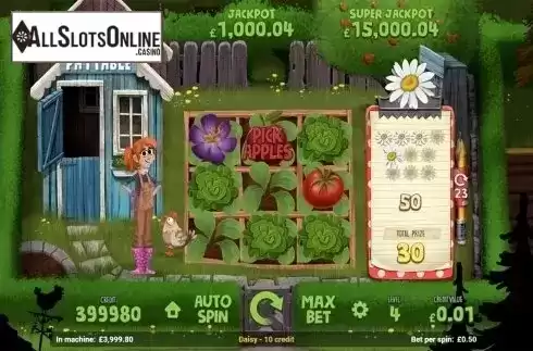 Flower Game screen 2. Homegrown from Magnet Gaming