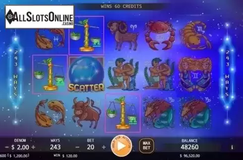 Win Screen. Horoscope (KA Gaming) from KA Gaming