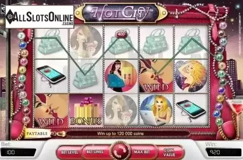 Win Screen 2. Hot City from NetEnt