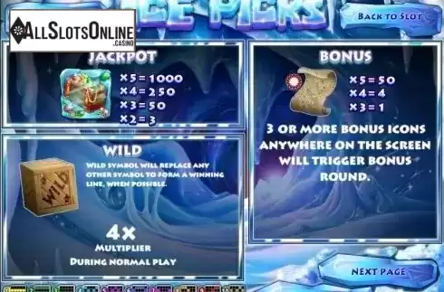 Screen3. Ice Picks from Rival Gaming