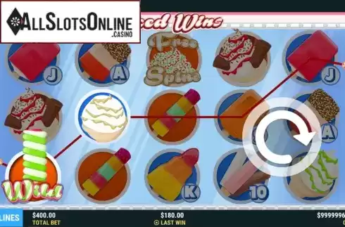 Win Screen 1. Iced Wins from Slot Factory