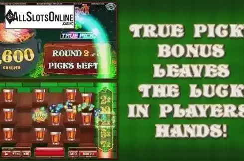 Bonus Game 3. Irish Red from Incredible Technologies