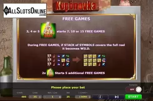 Features 2. Kuponovka from Five Men Games