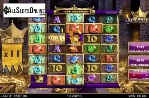 Free Spins 2. Kingmaker from Big Time Gaming