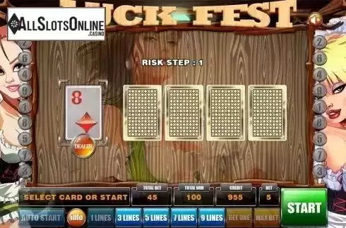Gamble game . Luck Fest from GameX