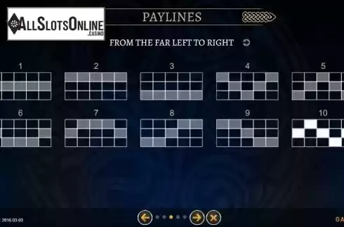 Paylines. Luck Ness from GAMING1
