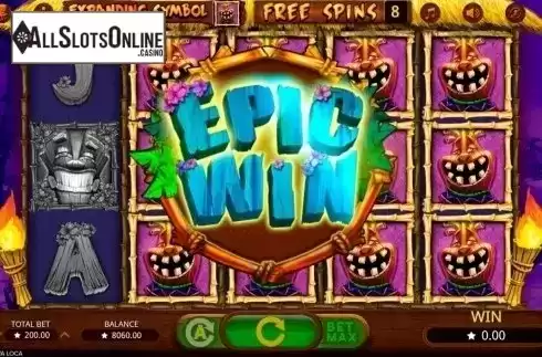 Epic win. Lava Loca from Booming Games