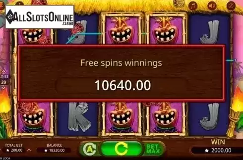 Free spins winnings. Lava Loca from Booming Games