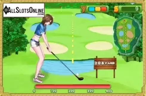 Game Screen. Let's Golf from MGA
