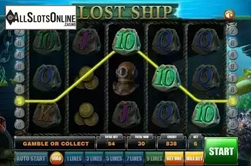 Game workflow 3. Lost Ship from GameX
