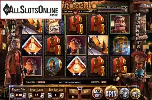 Reels. Pinocchio (Betsoft) from Betsoft