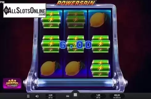 Win Screen 1. Powerspin from Relax Gaming