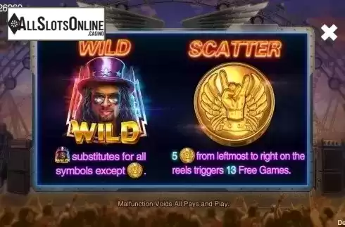 Wild & Scatter. Rave High from CQ9Gaming