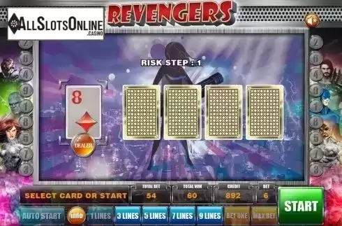Gamble game . Revengers from GameX