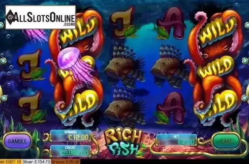 Win screen 1. Rich Fish from Apollo Games