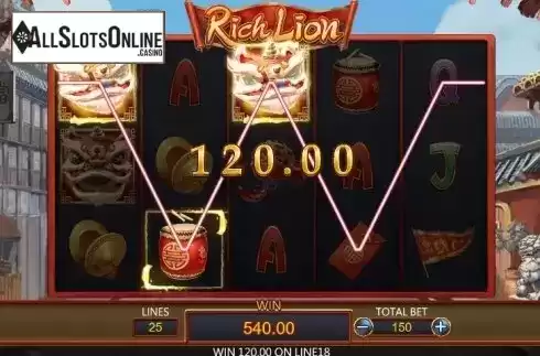 Win 2. Rich Lion from Dragoon Soft