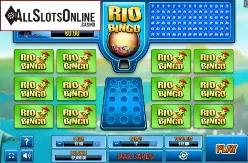Game Screen 2. Rio Bingo from Pariplay