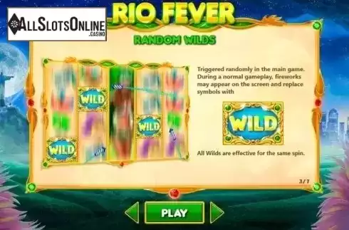 Paytable 3. Rio Fever (Pariplay) from Pariplay