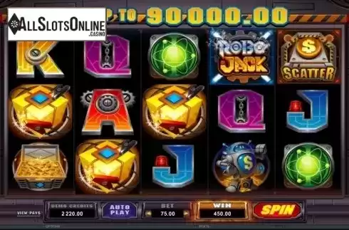 Screen9. Robo Jack from Microgaming